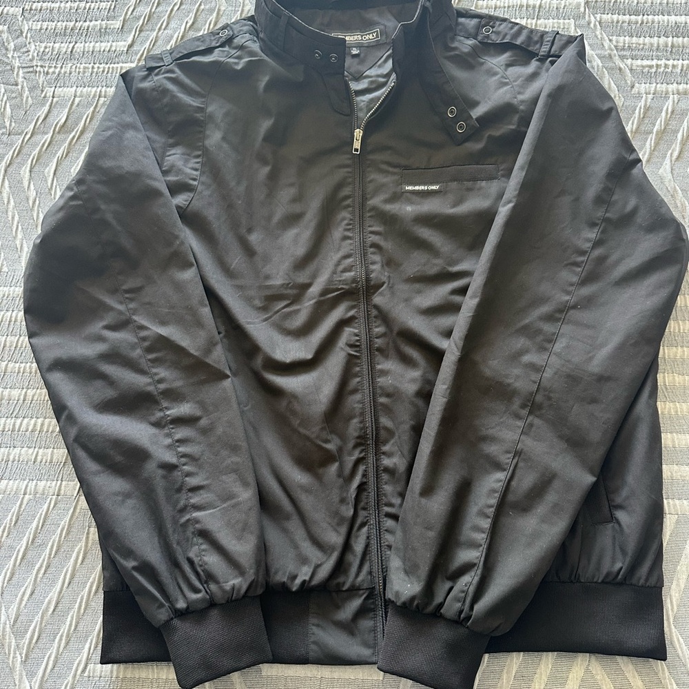 Black Jacket by Members Only- iconic